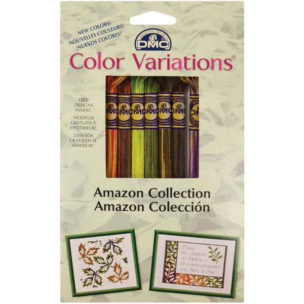 DMC Color Variations Floss Pack 8.7yd 8/Pkg-Amazon