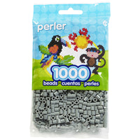 Perler Beads 1,000/Pkg-Gray