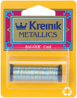 Kreinik Metallic Cord 1-Ply 55yd-Silver