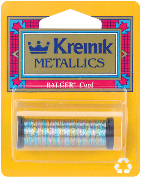 Kreinik Metallic Cord 1-Ply 55yd-Silver