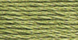 DMC Pearl Cotton Skein Size 5 27.3yd-Medium Green Grey