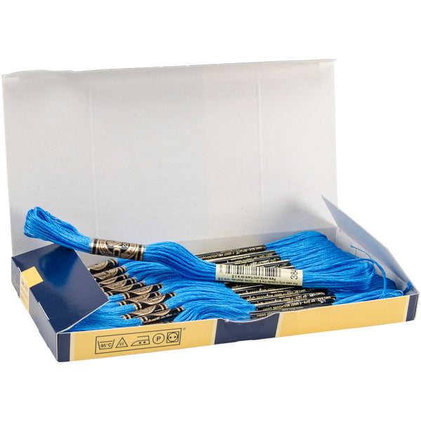 DMC 6-Strand Embroidery Cotton 8.7yd-Electric Blue