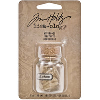 Idea-Ology Resin Wishes Glass Corked Jar 2"-Wishbones 1"X.625", 15pcs