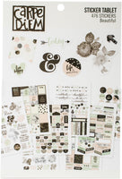 Carpe Diem Beautiful A5 Stickers 12/Pkg-Beautiful, 476 Stickers