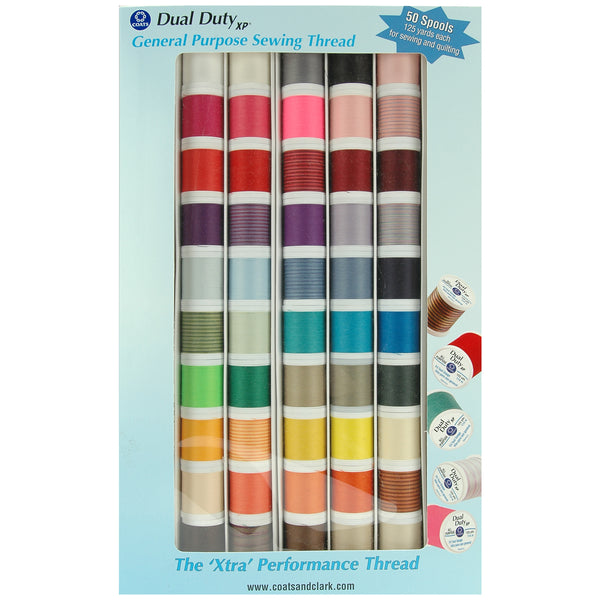Dual Duty XP General Purpose Thread Assortment-50/Pkg