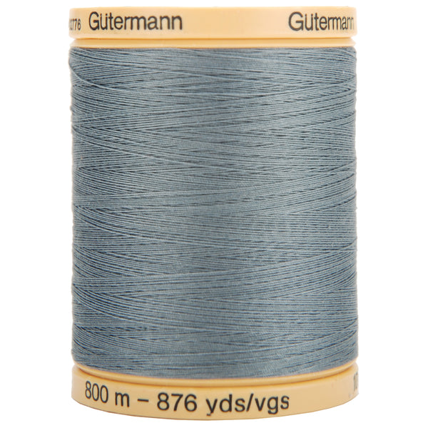 Natural Cotton Thread Solids 876yd-Stormy Grey