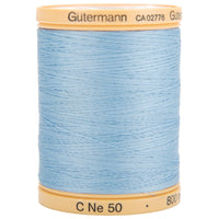 Natural Cotton Thread Solids 876yd-Carolina Blue