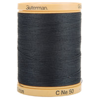 Natural Cotton Thread Solids 876yd-Iron Grey