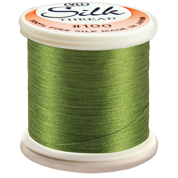 Silk Thread 100wt 200m-Gray Green