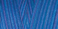 Star Mercerized Cotton Thread Variegated 1,200yd-Blue Pacific