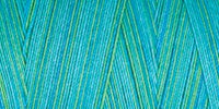 Star Mercerized Cotton Thread Variegated 1,200yd-Bahama Blues