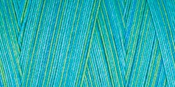 Star Mercerized Cotton Thread Variegated 1,200yd-Bahama Blues