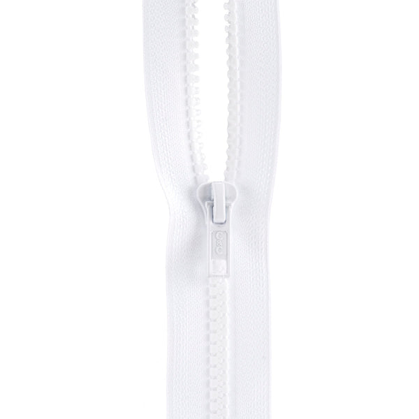 Sport Separating Zipper 26"-White