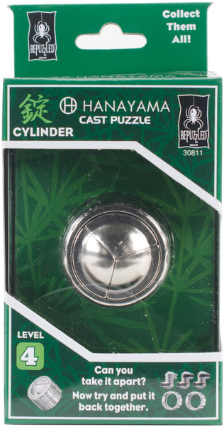 Hanayama Cast Puzzles-Cylinder Level 4