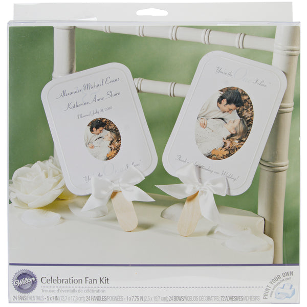Celebration Fan Kit Makes 24-White