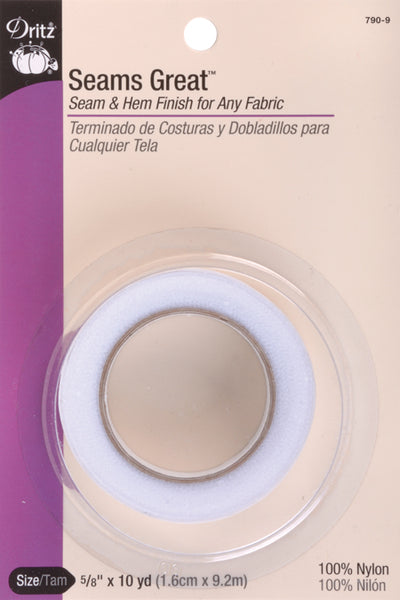 Dritz Seams Great 5/8"X10yd-White