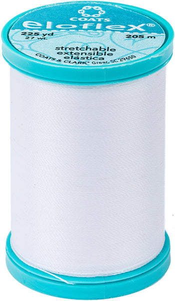 Eloflex Stretch Thread 225yd-White