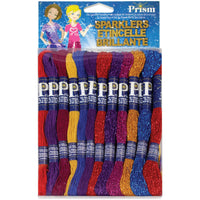 Prism 6-Strand Floss Pack 8.7yd 24/Pkg-Sparklers
