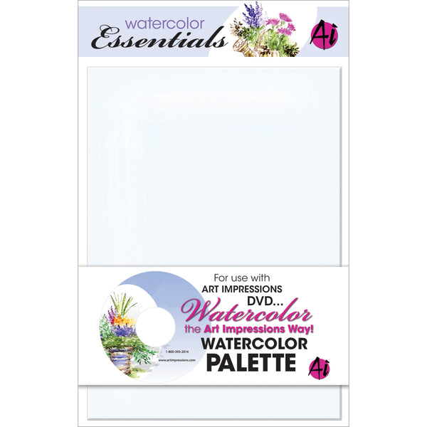 Art Impressions Watercolor Palette 5.75"X7.75"-