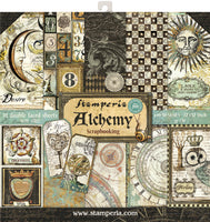 Stamperia Double-Sided Paper Pad 12"X12" 10/Pkg-Alchemy, 10 Designs/1 Each