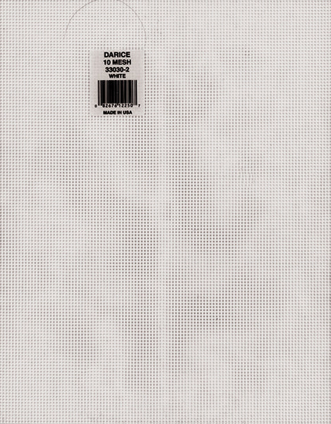 Darice Plastic Canvas 10 Count 10.5"X13.5"-Clear