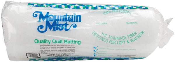 Mountain Mist Polyester Quilt Batting-Twin Size 72"X90" FOB: MI