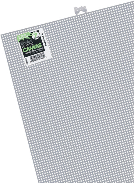 Darice Plastic Canvas 7 Count 10"X13"-White