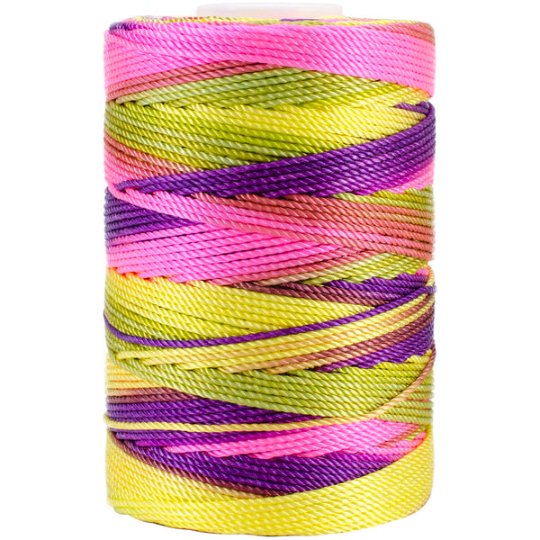 Iris Mylon Thread Size 18-Bright Pastel Mix