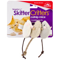 SmartyKat SkitterCritters Catnip Mice 3 Pack-
