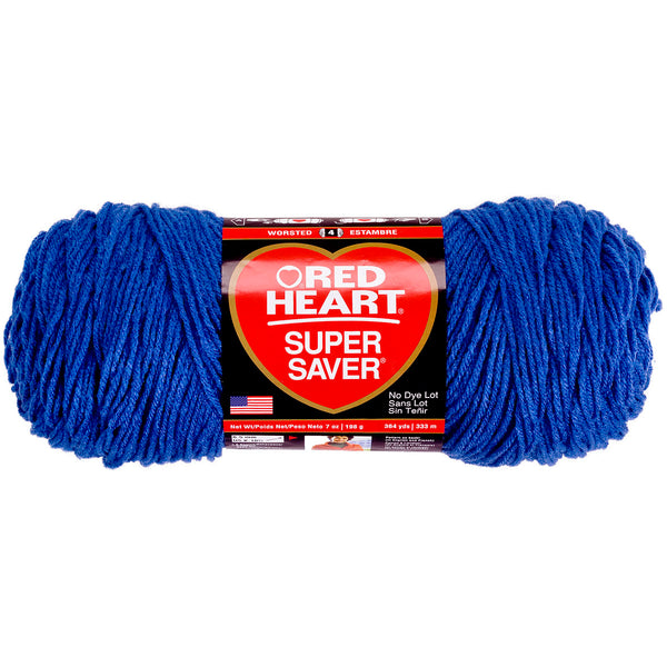 Red Heart Super Saver Yarn-Blue Suede