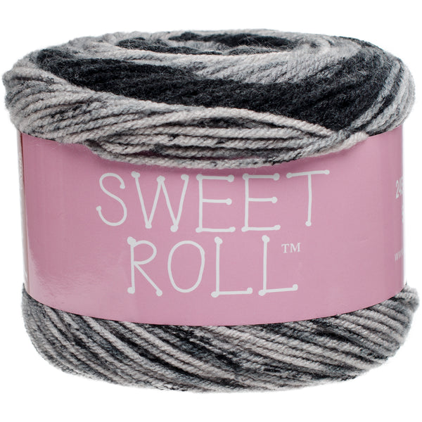 Sweet Roll Yarn-Black Pepper Swirl