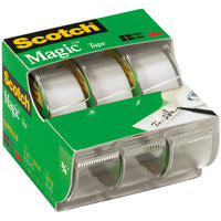 Scotch Magic Tape-.75"X300" 3/Pkg