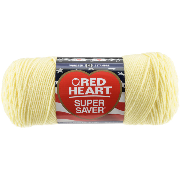 Red Heart Super Saver Yarn-Pale Yellow