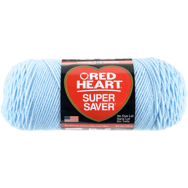 Red Heart Super Saver Yarn-Light Blue