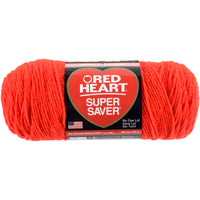 Red Heart Super Saver Yarn-Hot Red