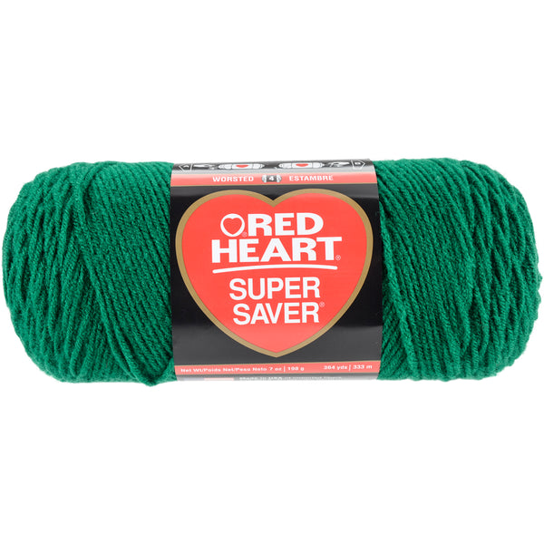 Red Heart Super Saver Yarn-Paddy Green