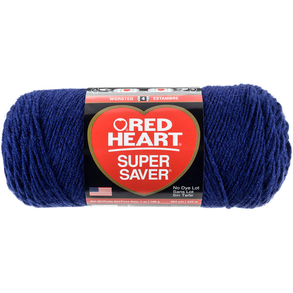 Red Heart Super Saver Yarn-Soft Navy