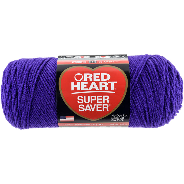 Red Heart Super Saver Yarn-Amethyst