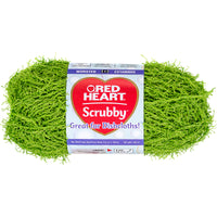 Red Heart Scrubby Yarn-Lime