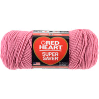 Red Heart Super Saver Yarn-Light Raspberry