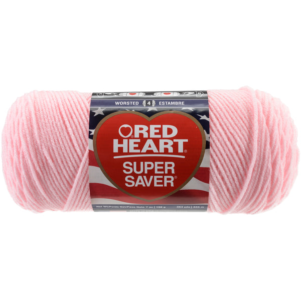 Red Heart Super Saver Yarn-Baby Pink