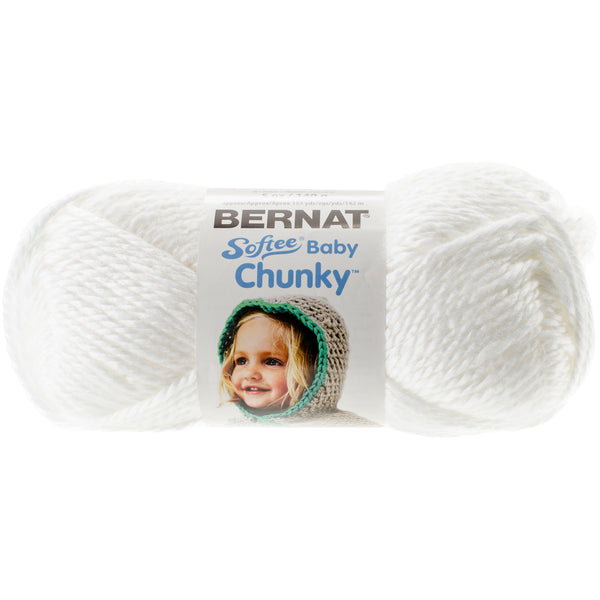 Softee Baby Chunky Yarn-Fluff Cloud White