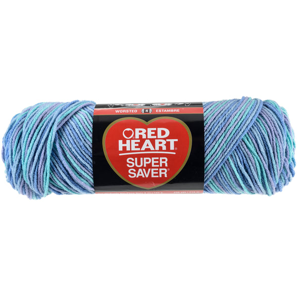 Red Heart Super Saver Yarn-Ocean