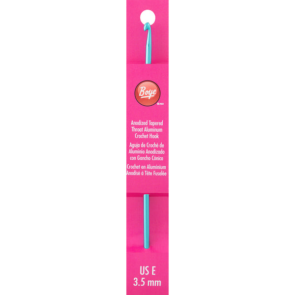Aluminum Crochet Hook 6"-Size E4/3.5mm