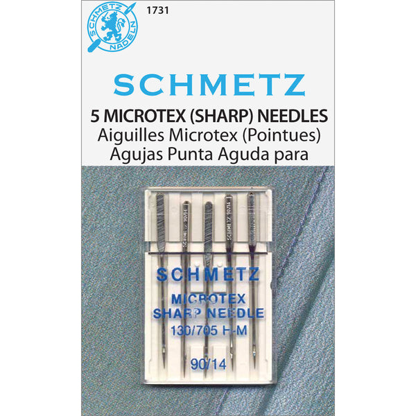 Microtex Sharp Machine Needles-Size 14/90 5/Pkg