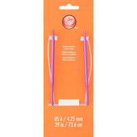 Circular Aluminum Knitting Needles 29"-Size 6/4mm