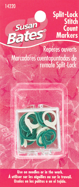 Split Lock Stitch Markers-2 Sizes 15/Pkg
