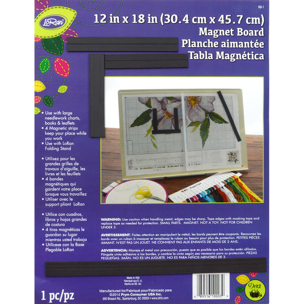 LoRan Big Board Magnet Board 12"X18"-