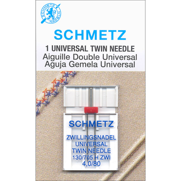 Twin Machine Needle-Size 4.0/80 1/Pkg