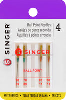 Universal Ball Point Machine Needles-Sizes 9/70 (2) & 11/80 (2)
